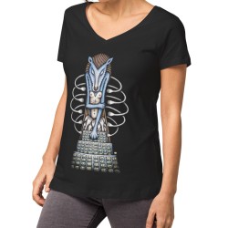 Nue - Women’s fitted v-neck...